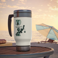 Stainless Steel Travel Mug with Handle, 14oz