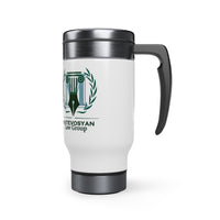 
              Stainless Steel Travel Mug with Handle, 14oz
            