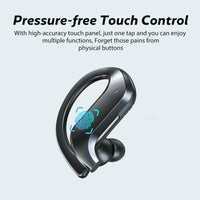 Wireless Bluetooth Hanging Ear Hooks for iOS and Android Devices- USB Charging