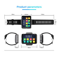 
              Face Unlock Full Touch Screen Smartwatch with Dual Camera- USB Charging
            