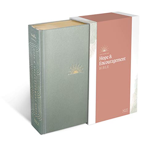 NLT DaySpring Hope & Encouragement Bible Hardcover Seafoam Green