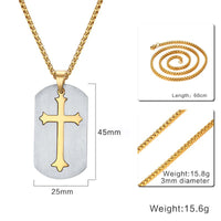 Removable Chain Christian Jesus Necklace Jewelry