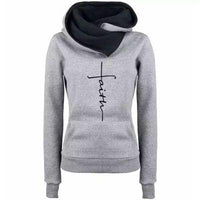 Winter Hoodies Sweatshirts Women Faith