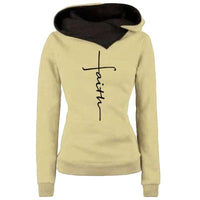 Winter Hoodies Sweatshirts Women Faith