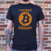 
              I Accept Bitcoin T-Shirt (Mens)
            