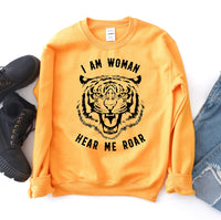 
              I Am Woman Hear Me Roar Sweatshirt
            