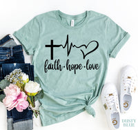 
              Faith Love Hope T-shirt
            