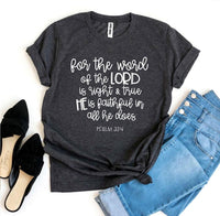 
              The Lord Is Right T-shirt
            