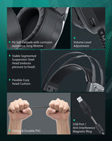 
              Gaming Headset with Microphone 7.1 Surround Sound
            