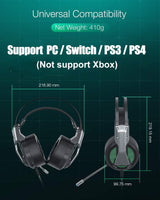 
              Gaming Headset with Microphone 7.1 Surround Sound
            