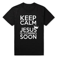 
              Keep Calm Jesus Is Coming Soon T-shirts
            