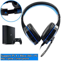 
              Gaming Headphones Headset Deep Bass Stereo Wired Gamer
            